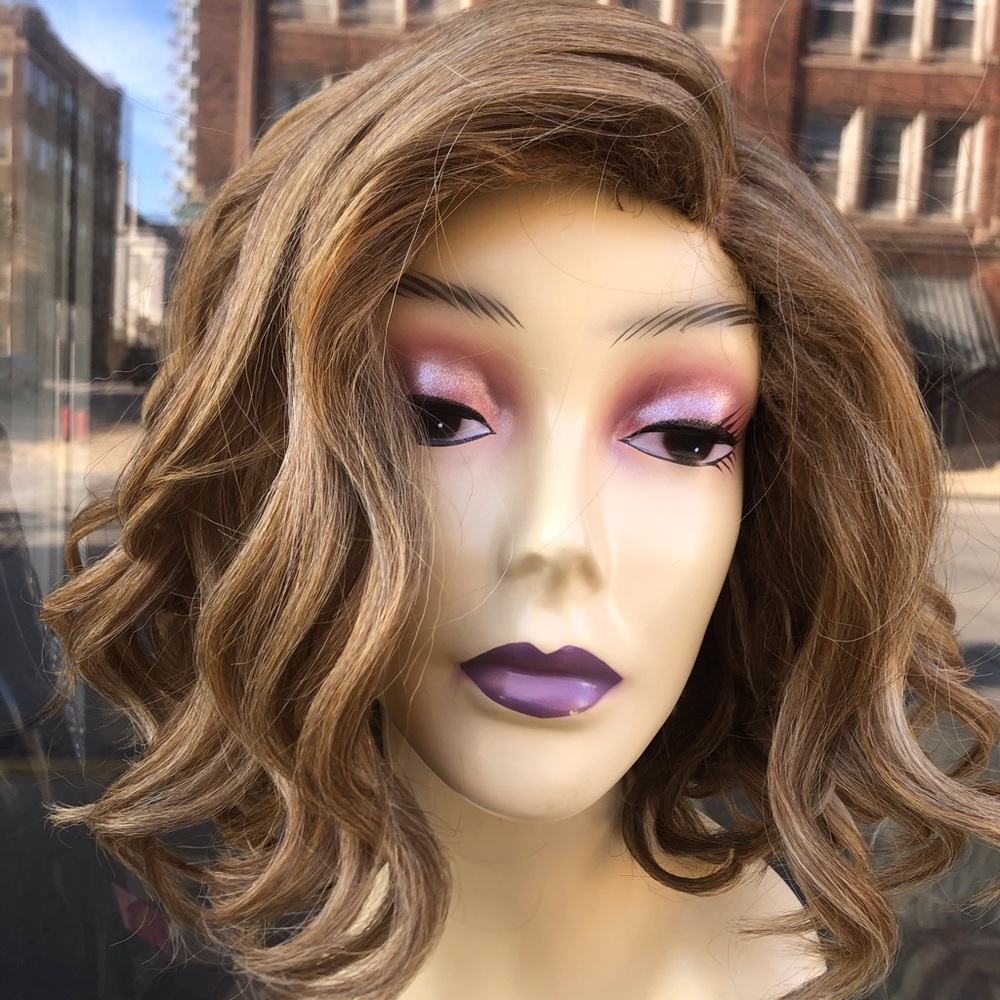 Blonde bob beach Waves wig 2020 hairstyle